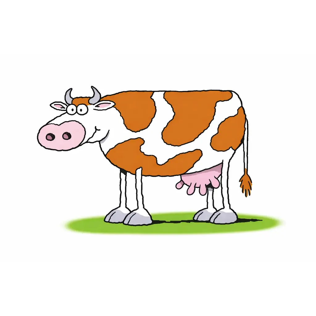 A cow