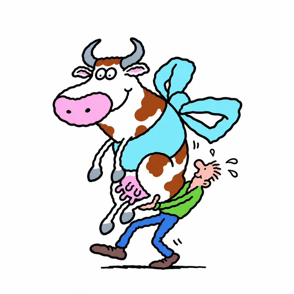 Bridal cow