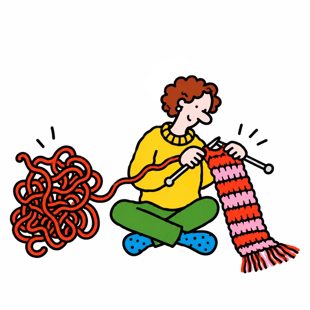 Knitting therapy