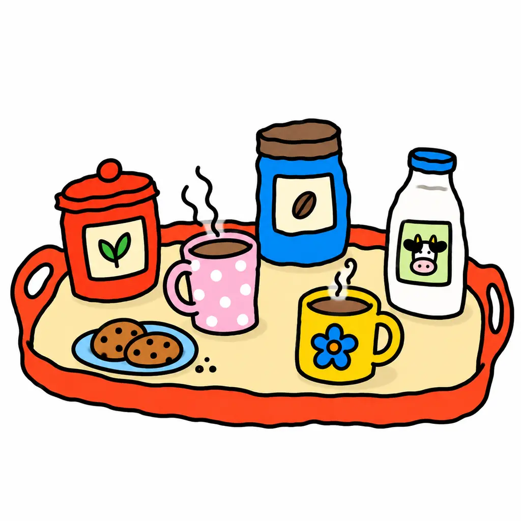 Tea, coffee & milk for food banks