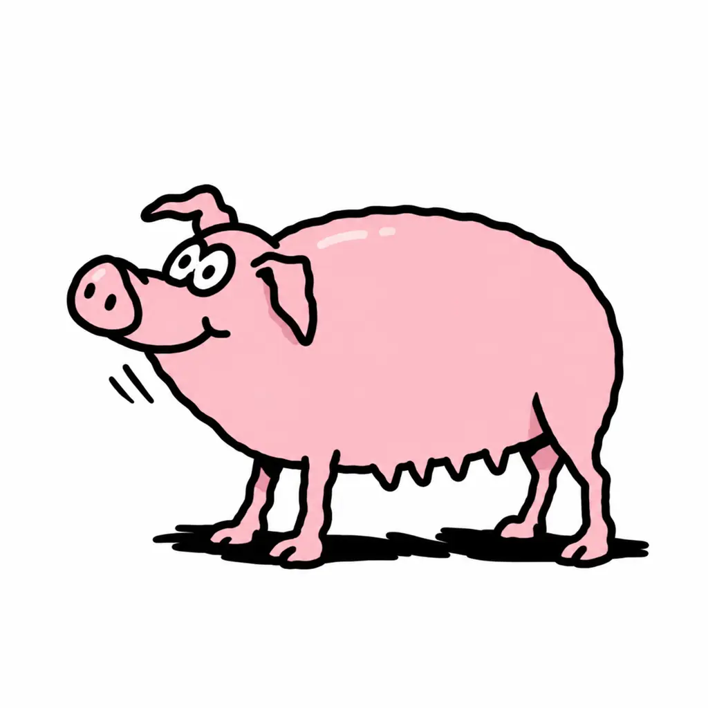 A pig